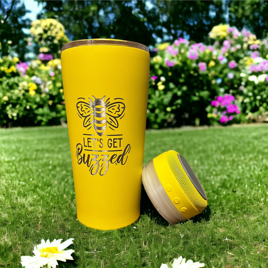 Let’s Get Buzzed Bump'n Brew Tumbler (16oz) - Limited Edition