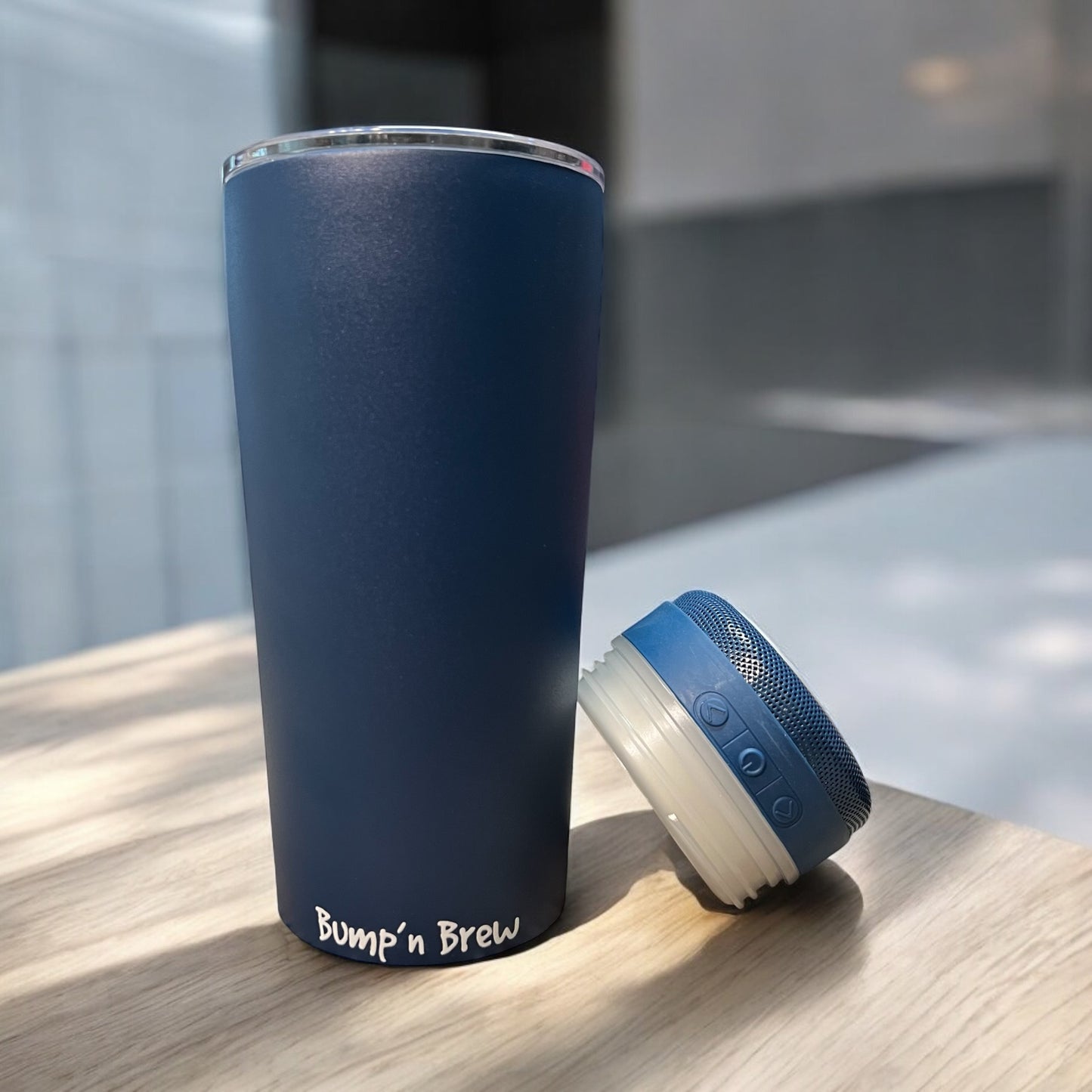 Bump'n Brew Tumbler - Navy Blue (16oz)