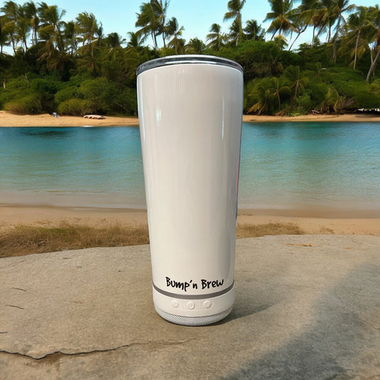 Bump'n Brew Tumbler - Glossy White (16oz)