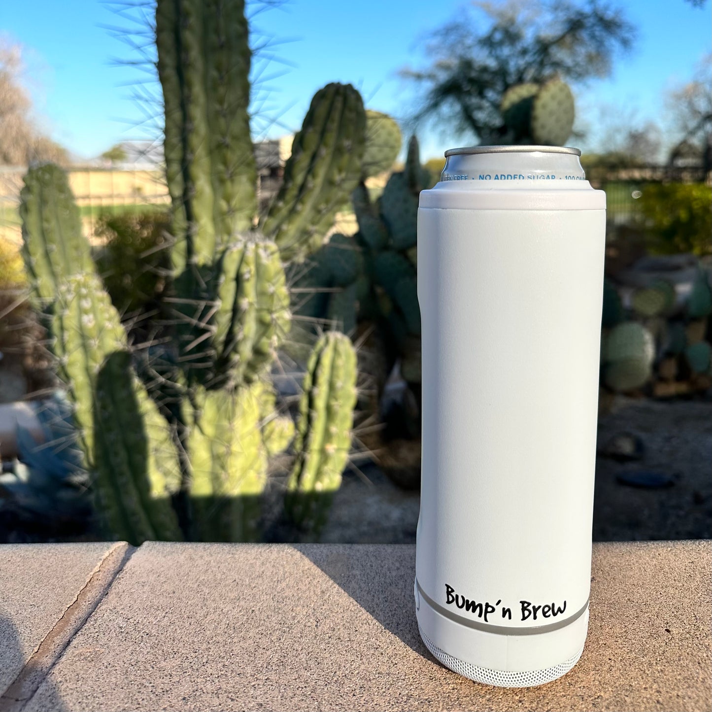 Bump'n Brew Koozie w/ Speaker – Sand Valley Golf Resort Shop